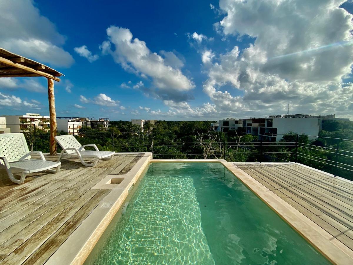 Rosa Azul Tulum Aparthotel Exterior foto