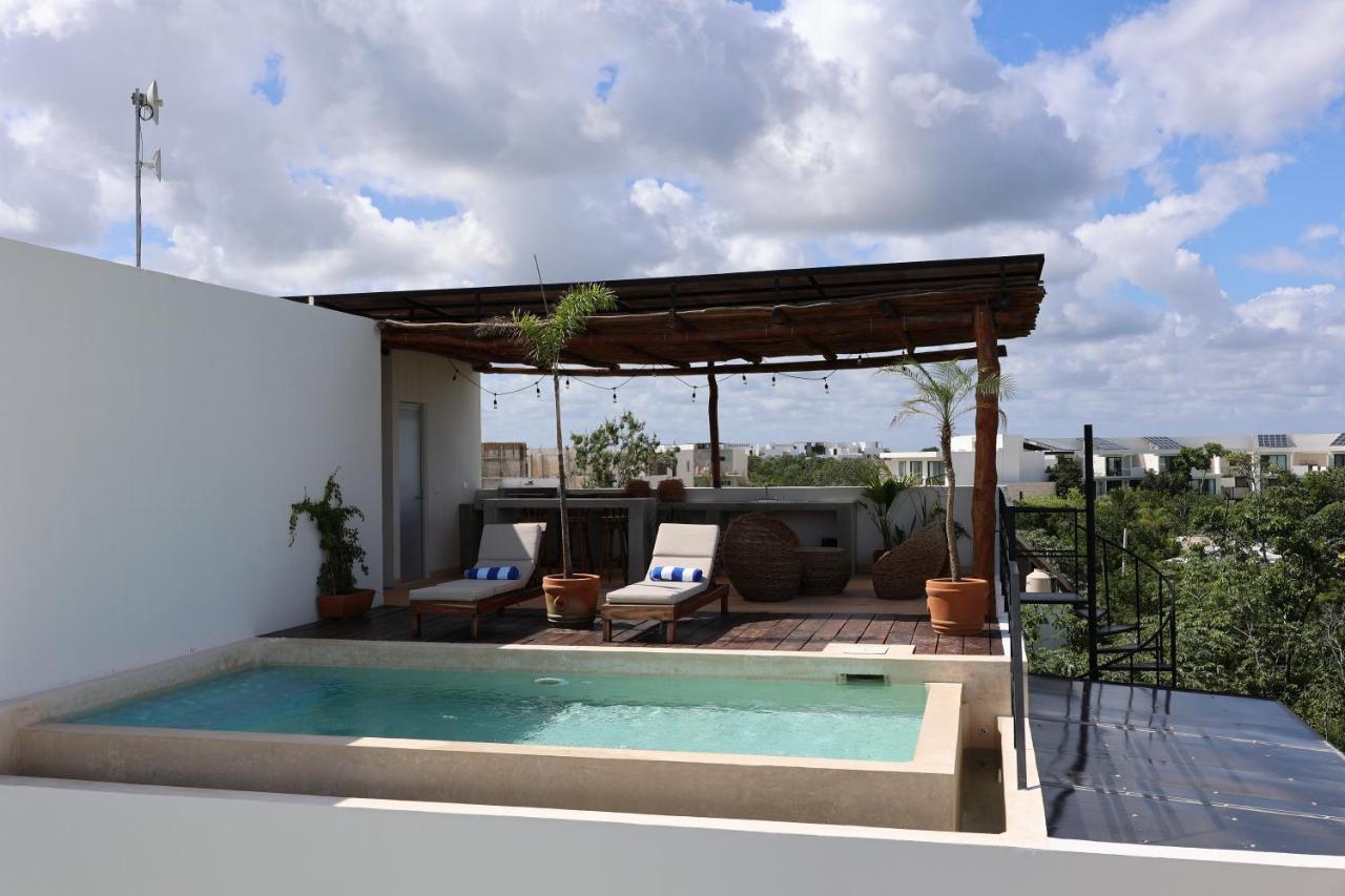 Rosa Azul Tulum Aparthotel Exterior foto