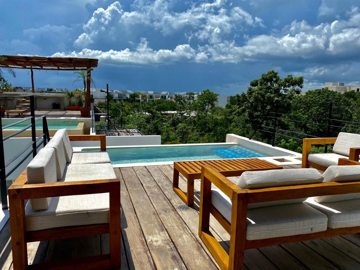 Rosa Azul Tulum Aparthotel Exterior foto