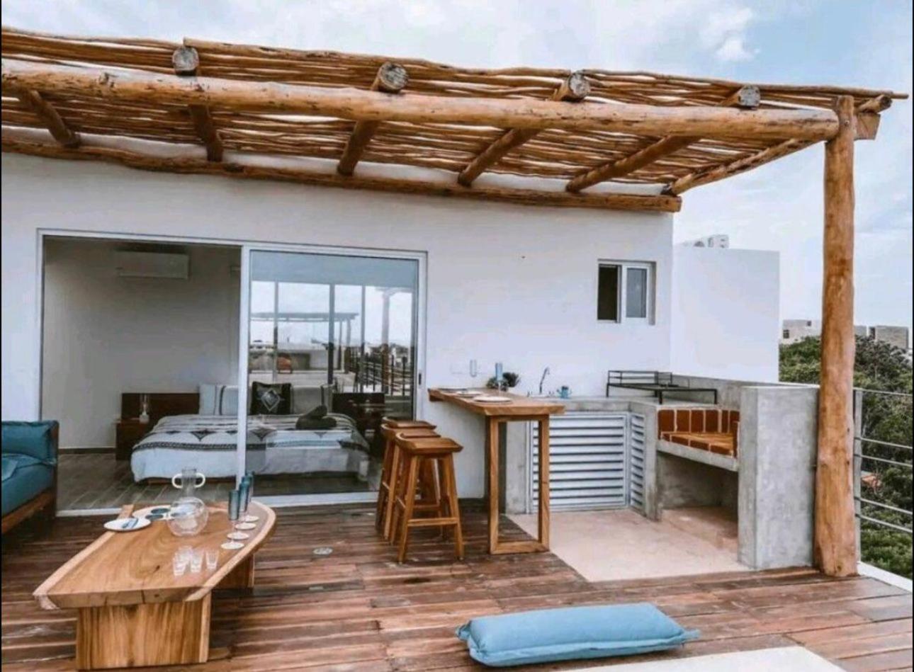 Rosa Azul Tulum Aparthotel Exterior foto