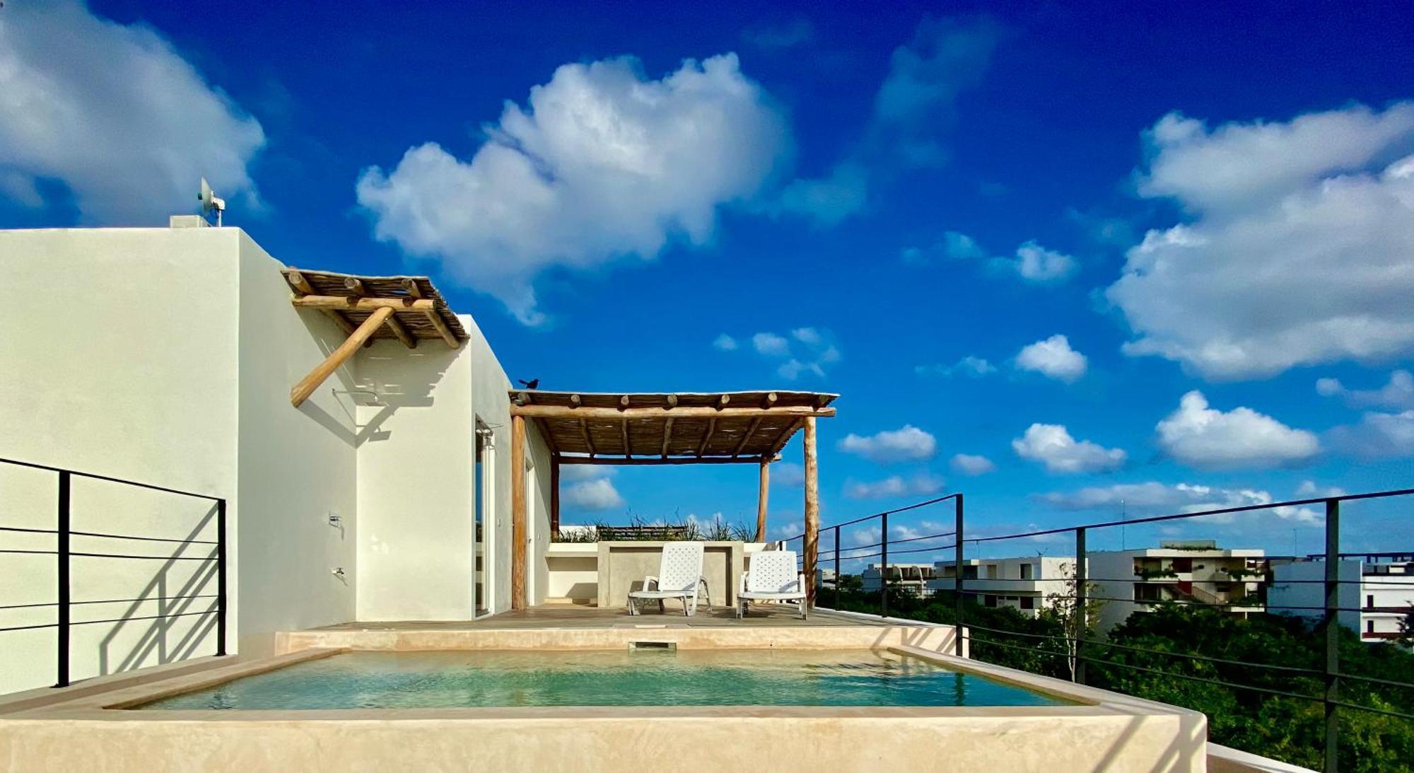 Rosa Azul Tulum Aparthotel Exterior foto